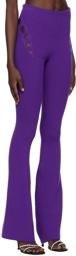 Jean Paul Gaultier Purple Openworked Lounge Pants
