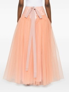 Molly Goddard Pink Robby Tulle Flared Skirt