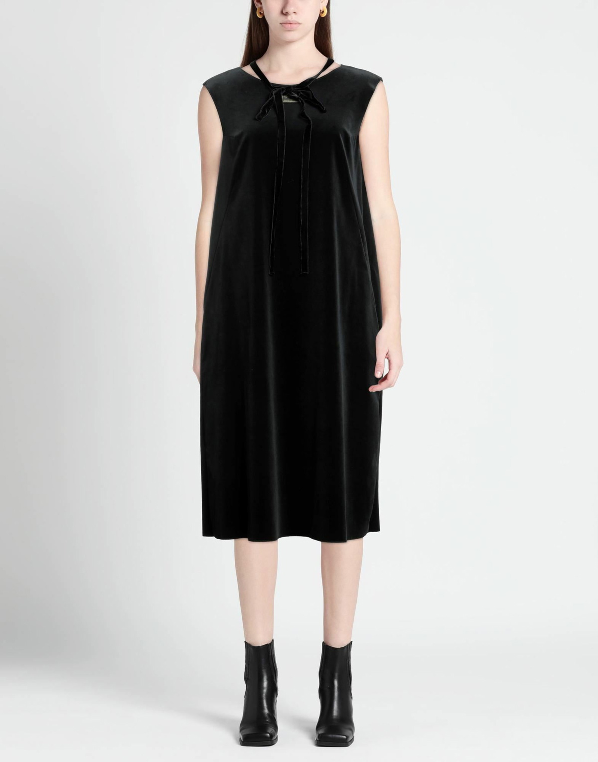 Raf Simons Womens Midi dress in Black