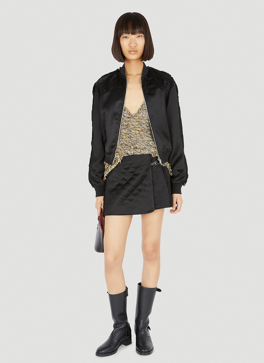 Durazzi Milano Mouline Knit Tank Top