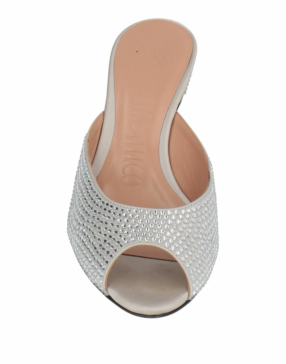 The Attico Womens Sandals in Silver