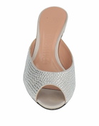 The Attico Womens Sandals in Silver
