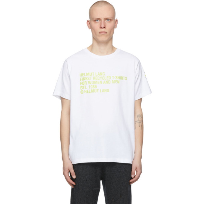 Photo: Helmut Lang White Recycled Jersey T-Shirt