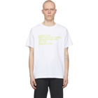 Helmut Lang White Recycled Jersey T-Shirt