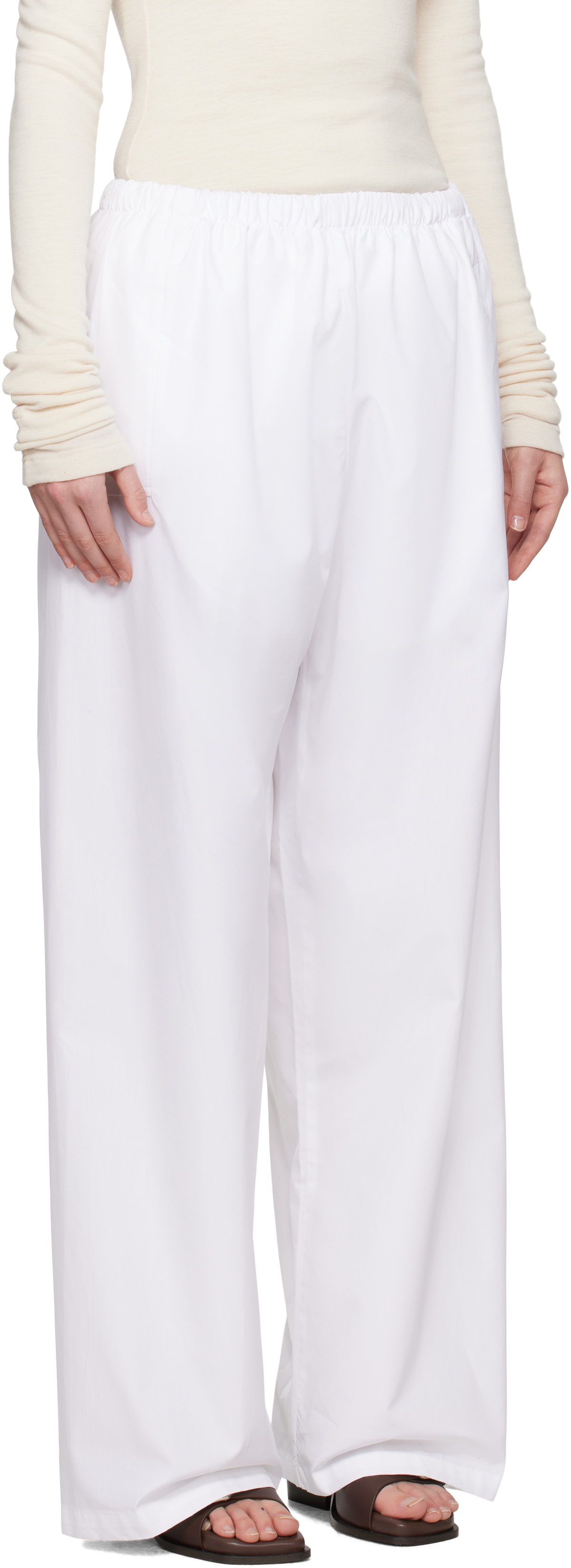 Gabriela Coll Garments White No.287 Trousers