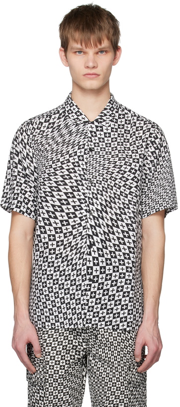 Photo: Ksubi Black & White Check Out Resort Shirt