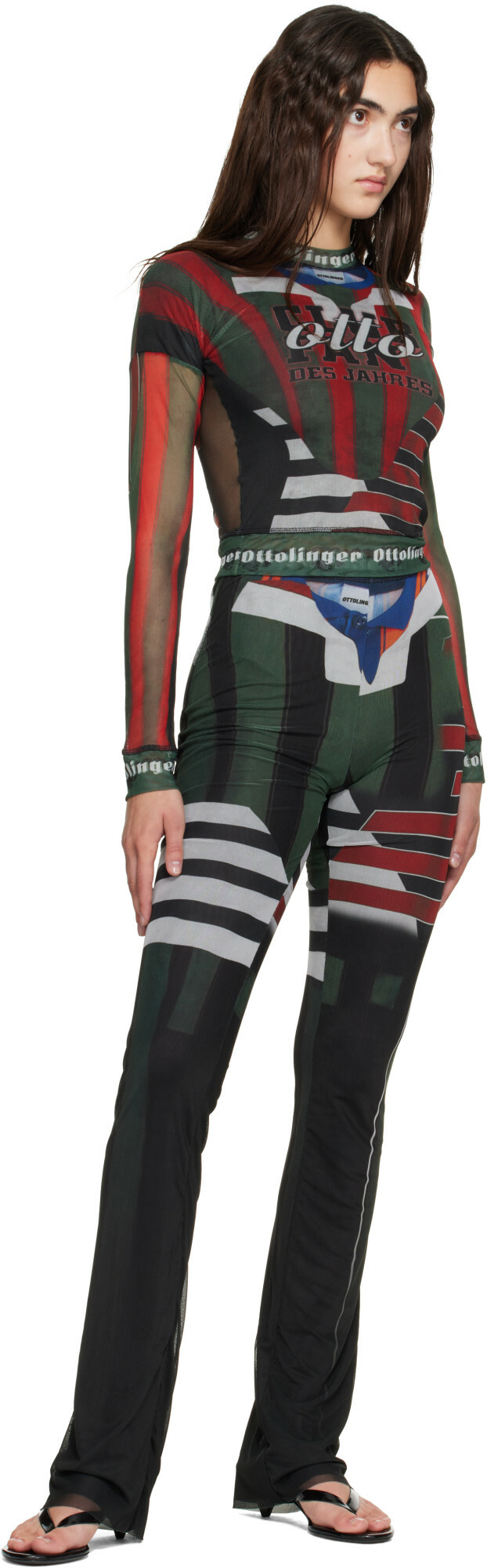 Ottolinger Multicolor Mesh Longsleeve T-shirt