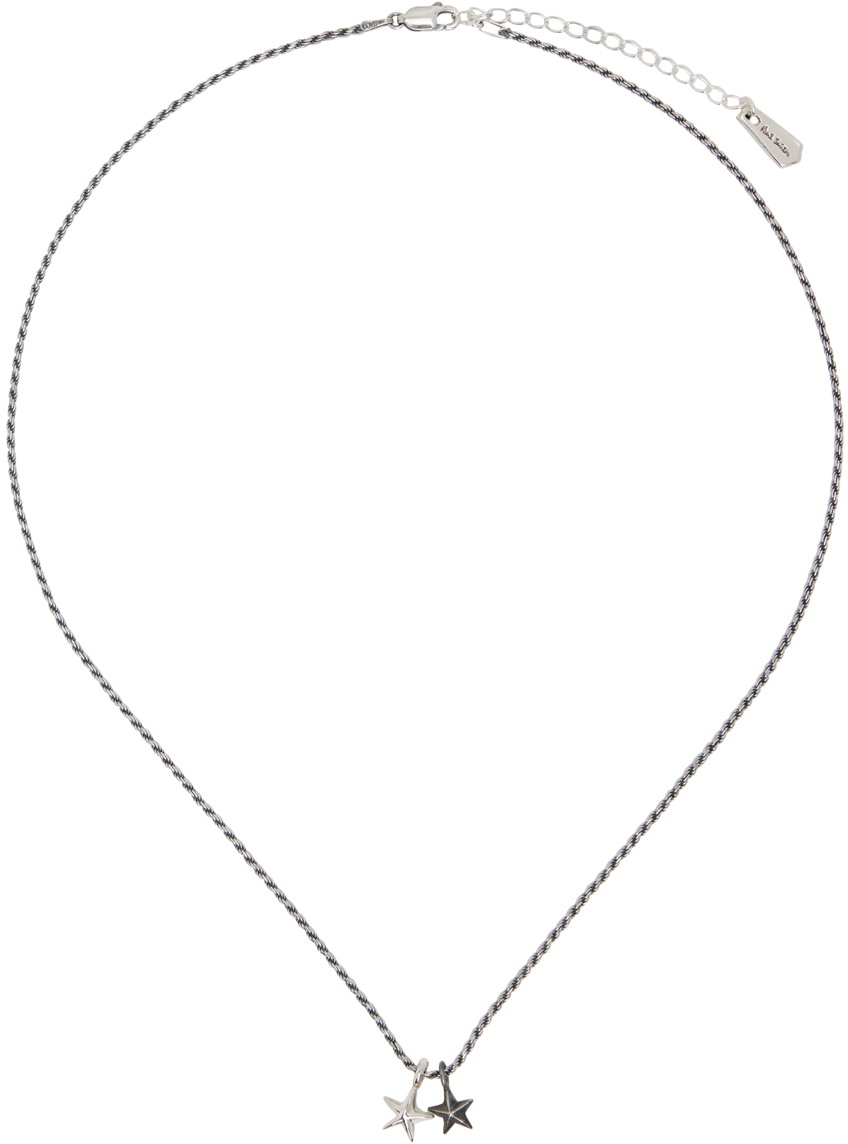 Paul Smith Silver Rope Chain Necklace