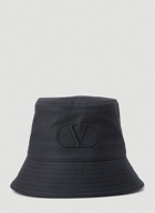 Logo Bucket Hat in Black
