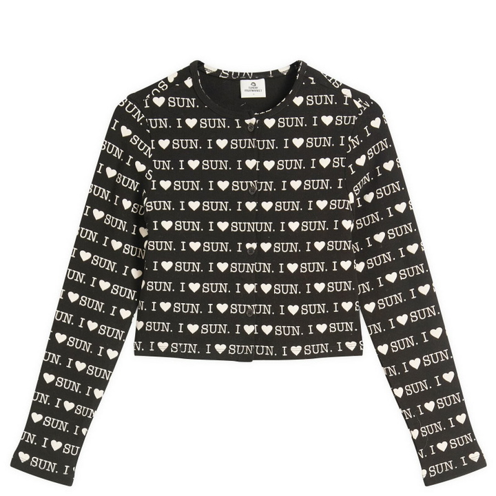 Photo: SUNDAYFRUITMARKET Women's I Love Sun Cardigan in Black