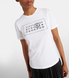 MM6 Maison Margiela Printed cotton jersey T-shirt