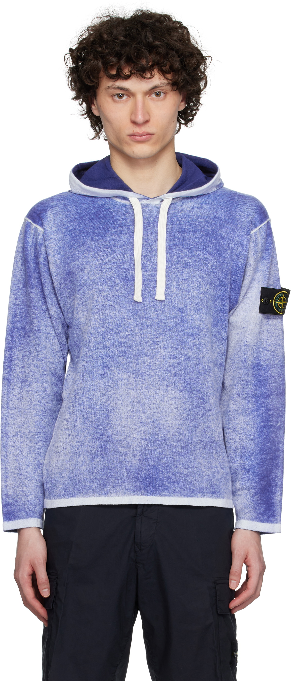 Stone Island - Logo-Appliquéd Garment-Dyed Crinkle Reps