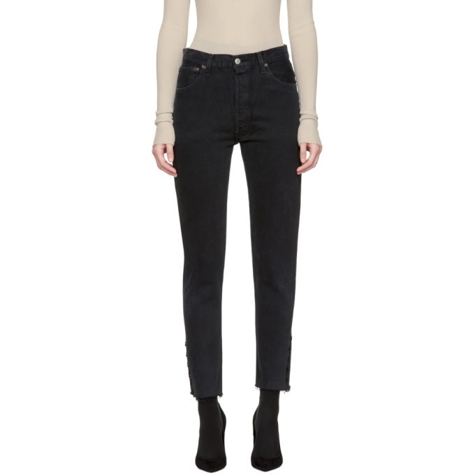 Photo: Olivier Theyskens Black Re/Done Levis Edition Tenim High-Rise Ankle Crop Jeans