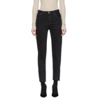 Olivier Theyskens Black Re/Done Levis Edition Tenim High-Rise Ankle Crop Jeans