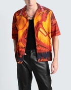 Givenchy Mens Shirt in Tomato red