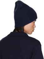 The Elder Statesman Navy Watchman Beanie