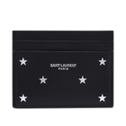 Saint Laurent Silver Star Card Holder