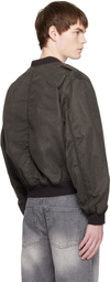 COOR Brown Stone Washed L2B Bomber Jacket