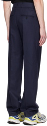 We11done Navy Melina Trousers