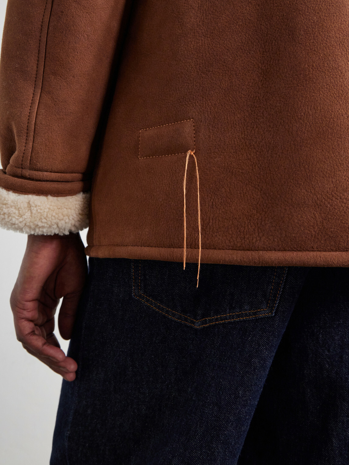 Fortela - Shearling Jacket - Brown