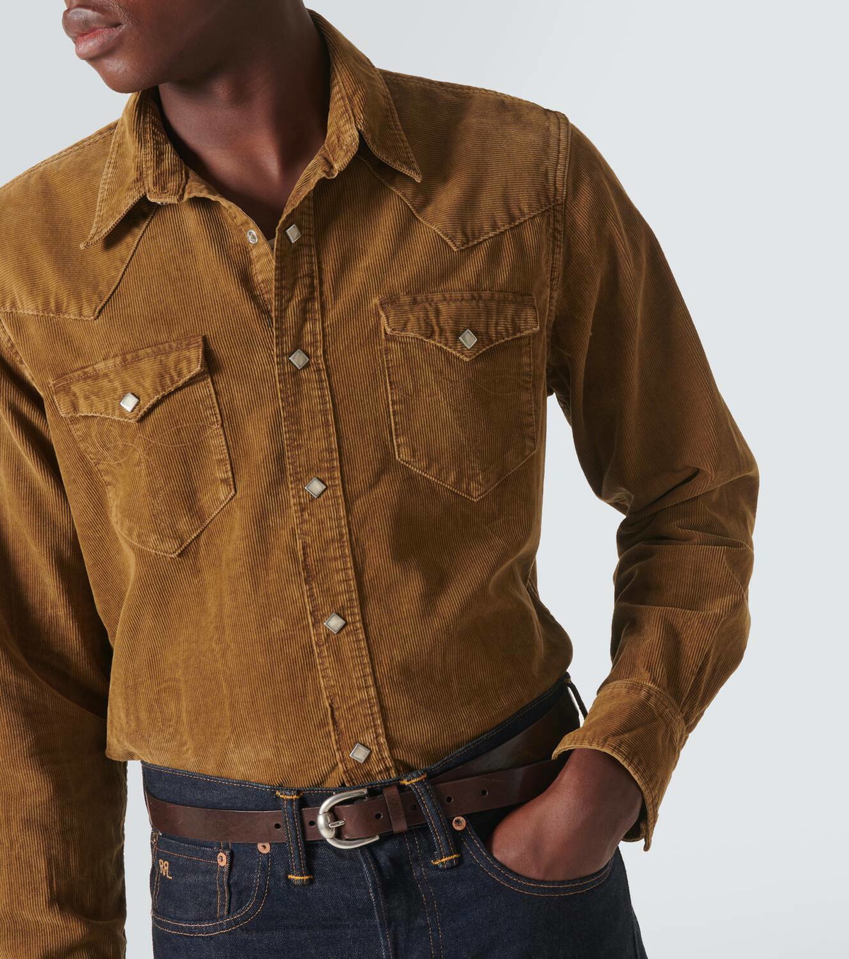 RRL Buffalo West cotton corduroy shirt RRL