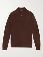 Loro Piana - Wish Virgin Wool Polo Shirt - Brown