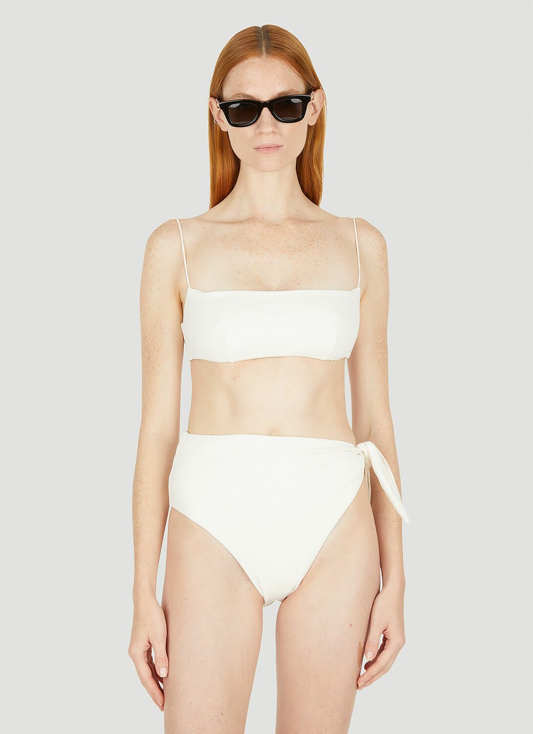 Ziah Bandeau Fine Strap Bikini Top