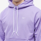 Nike Men's Solo Swoosh Hoody in Space Purple/White