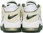 Nike White & Beige Air More Uptempo '96 Sneakers