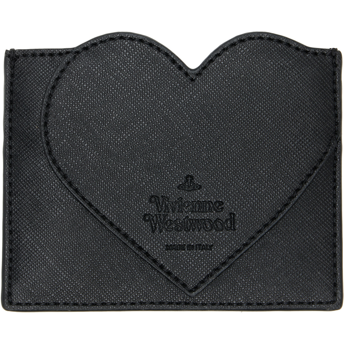 Vivienne Westwood Black Heart Card Holder