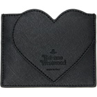 Vivienne Westwood Black Heart Card Holder