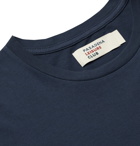 Pasadena Leisure Club - Easy Living Logo-Print Cotton-Jersey T-Shirt - Blue