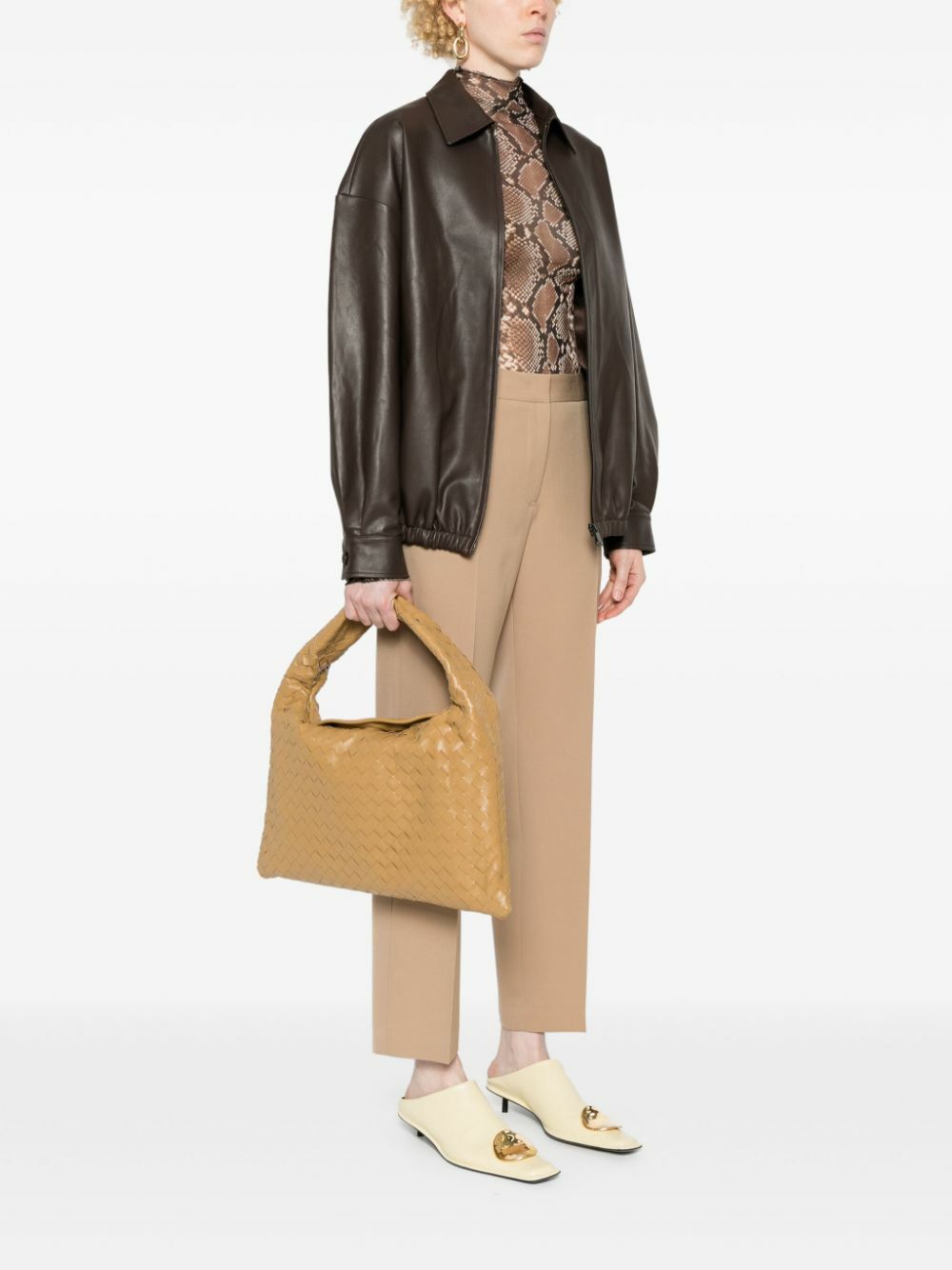 ショルダーバッグ・ポシェット Bottega Veneta Brown Leather Hop Shoulder Bag Bottega Veneta Hop Small Leather Shoulder Bag | Saks Fifth