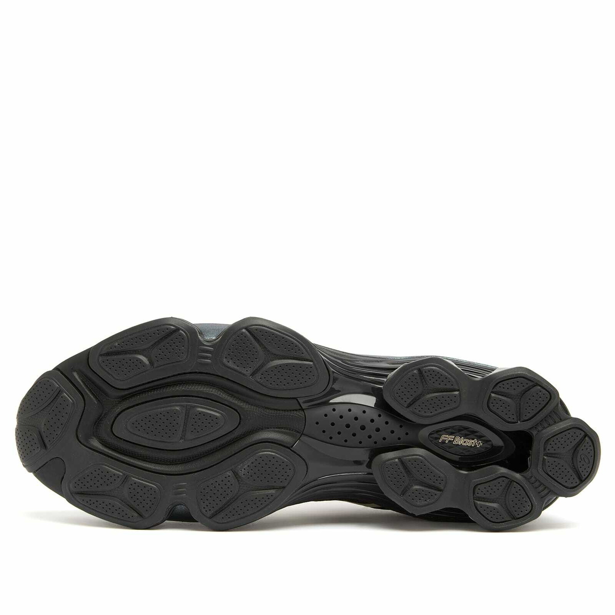 Asics Men's US6-S GEL-Kinetic Fluent Sneaker in Black/Vanilla ASICS