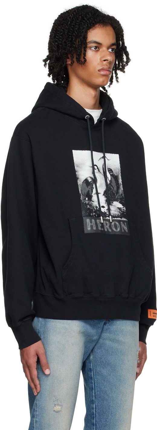 Heron Preston Halftone Heron hoodie - White