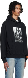 Heron Preston Black Halftone Heron Hoodie