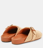 Clergerie Quinta raffia mules