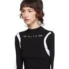 1017 ALYX 9SM Black Warp Speed Logo Sweater