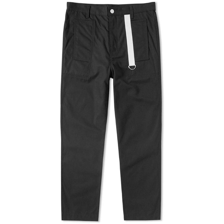 Photo: Helmut Lang Cropped Canvas Chino Black