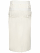 JACQUEMUS - La Jupe Caraco Crepe Midi Skirt