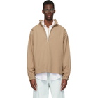 colbo Beige Half Zip Raglan Jacket