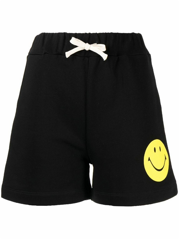 Photo: JOSHUA SANDERS - Smiley Logo Cotton Shorts