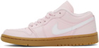 Nike Jordan Pink Air Jordan 1 Low Sneakers