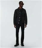 Givenchy - 4G jacquard distressed denim jacket