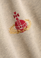 Vivienne Westwood Orb-embroidered Cotton Sweatshirt Sand