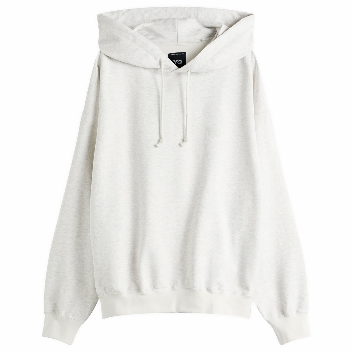 【Y-3】Men's Square Logo White Sweatshirt Y-3 White U Square Label Graphic Hoodie Y-3