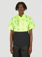 Studio Alch Eyelet Short-Sleeve Shirt