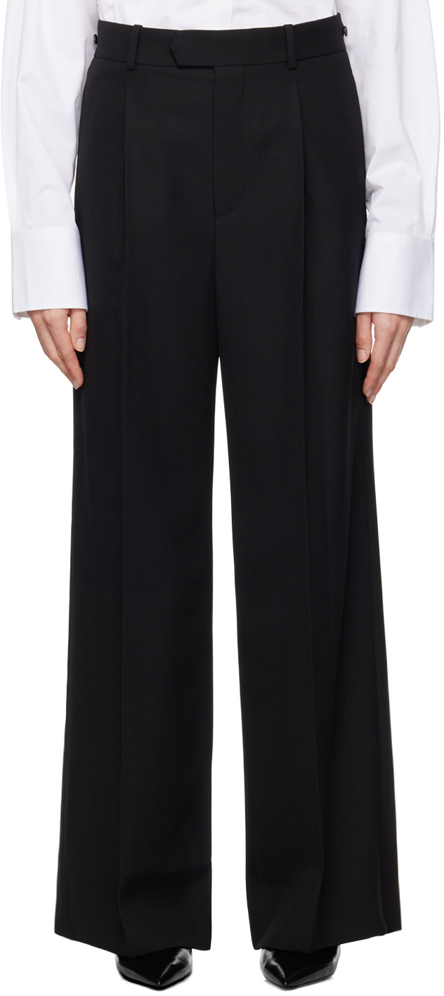 Carven Black Straight Leg Trousers