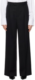 Carven Black Straight Leg Trousers