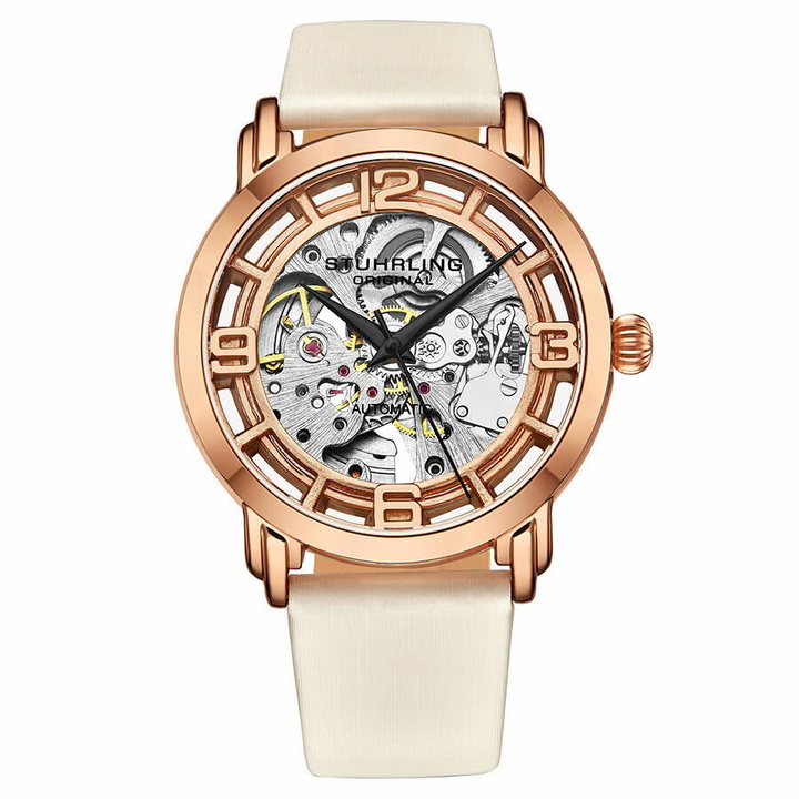 Photo: Stuhrling Original Legacy Automatic Silver Dial Ladies Watch M13626